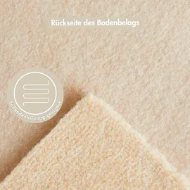 Andiamo Teppichboden ANDIAMO "Catania, Velours, Gesamthöhe 7,5 mm, Luxusklasse LC1", beige, B:500cm L:200cm, Kunstfaser, Teppiche, meliert, Breite 400 cm oder 500 cm, strapazierfähig & pflegeleicht
