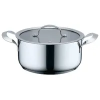 Haeger Kochtopf mit Deckel, grau, Ø 18 cm