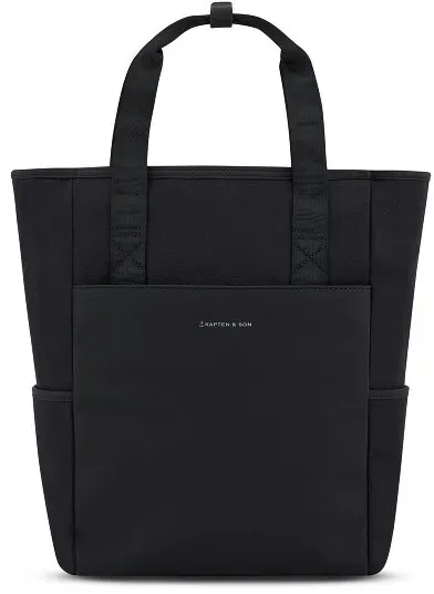 Kapten & Son Lindby Schultertasche 35 cm Laptopfach all black