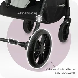 MOMI CLARA Kinderwagen in Burgund