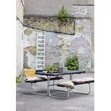 Plus Kombimöbel Classic 177 x 166 x 75 cm mit 1 Rückenlehne, schwarz