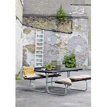 Plus Kombimöbel Classic 177 x 166 x 75 cm mit 1 Rückenlehne, schwarz