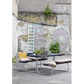 Plus Kombimöbel Classic 177 x 166 x 75 cm mit 1 Rückenlehne, schwarz