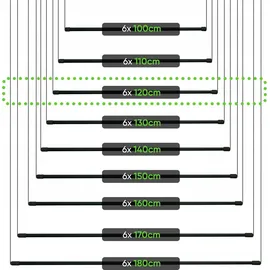 Kadax Torp 1,2 m schwarz