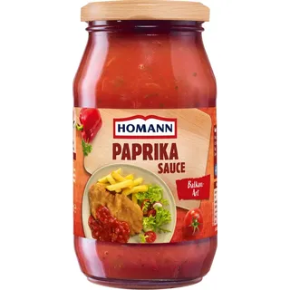 Homann Paprika Sauce Balkan Art mit Tomaten und Paprika 400ml