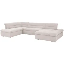 Home Affaire Wohnlandschaft Polyester U-Form 3-Sitzer Beige