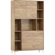 BIM Furniture Klappbare MEGAN 2 Schreibtisch Haushaltsbüro Computertisch craft golden