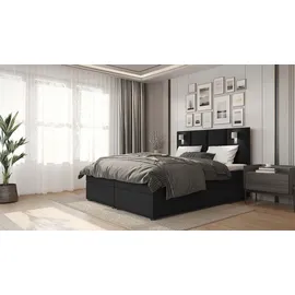 Best For Home Parma Bonellfederkern inkl. 7-Zonen Topper T-30-Boxspringbett mit betkasten, mit Lieferung, Aufbau & Entsorgung