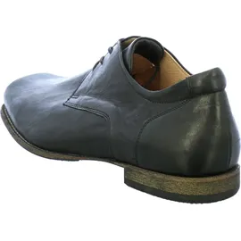 THINK! Schnürschuhe Guru chromfrei gegerbte nachhaltige Halbschuhe, SCHWARZ 0010