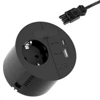 Bachmann LOOP IN CHARGE 1xCEE7/3 1xUSB A/C 22W 1xKBD