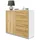 Vladon 79 x 74 x 36 cm Eiche