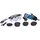 SW-Stahl Winkelschleifer S3294 Druckluft 16-teiliges Set 1/4 Zoll 20.000 U/min