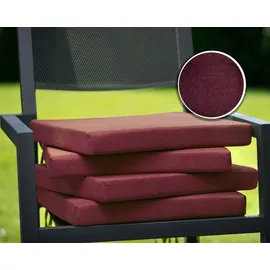 sunnypillow Sitzauflage 40 x 40 x 5 cm lila 4-tlg.
