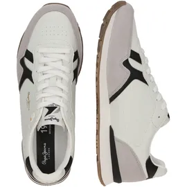 Pepe Jeans Brit Supra Herren Weiß/Grau/Schwarz 40