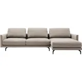 creation by rolf benz Ecksofa "CR.414, Designecksofa, Polsterecke, Breite 300cm, L-Form", beige (graubeige, natur), B:300cm H:91cm T:172cm, CREATION BY ROLF BENZ, Sofas, Ecksofa, wahlweise aus feinstem Rindsleder oder hochwertigem Chenille