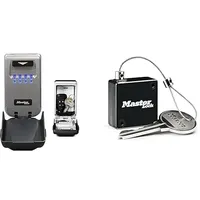 Master Lock Schlüsseltresor (5425EURD) 12,6 x 7,2 x 12,6 cm Grau/Schwarz