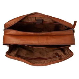 The Chesterfield Brand Wax Pull Up Aktentasche Leder 44 cm Laptopfach braun
