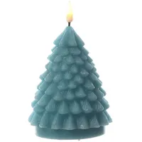 283 LED Kerze Tannenbaum H: 11 cm grün