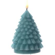 283 LED Kerze Tannenbaum H: 11 cm grün