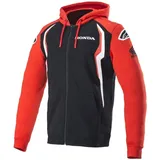 Alpinestars Honda Zip Hoodie rot - schwarz 3XL