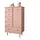 lookway Hochkommode Babushka 0 x 0 cm Holz rosa