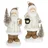 I.GE.A. Dekofigur I.GE.A. "Nikolaus aus Keramik, 2er Set", gold (weiß, gold), B:7cm H:21cm, Keramik, Dekofiguren, Mit Baum Laterne Geschenk Figur Dekoration Weihnachtsdeko