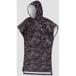 After Camo Series Surf Poncho deep black Gr. Uni