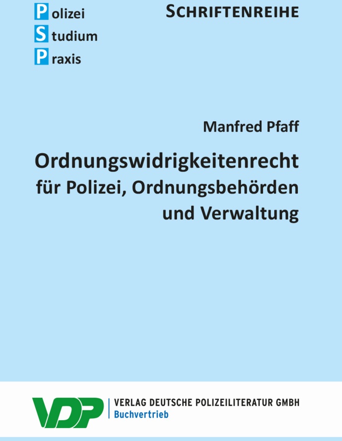 Ordnungswidrigkeitenrecht - Manfred Pfaff  Kartoniert (TB)
