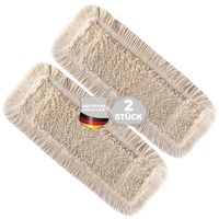 Thometzki Wischmopp-Bezug (2X, 40cm) - Bodenwischer-Wischbezug zur Echtholz Trocken-