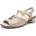 Damen Lugano Sandale mit Absatz Sand 38 EU Weit