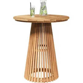 vidaXL Gartentisch Ø 70 x 75 cm Braun