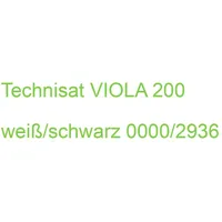 TechniSat VIOLA 200 weiß/schwarz