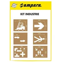 A.m.p.e.r.e A.M.P.E.R.E. Schablonenset Schablonen KIT Industrie