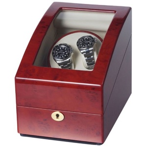 Uhrenbeweger Uhrenbox Uhrenkasten Automatikuhren Watchwinder Beweger für 2 Uhren