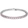 Swarovski Armband Matrix Tennis Rundschliff, rosa Rhodiniert - silber