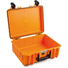 B&W International Outdoor Case Type 5000 orange + Facheinteilung