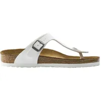 Birkenstock Damen. Gizeh Birko-Flor Sandalen Weiß 41