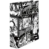 Falken Manga Black and White Motivordner DIN A4 80 mm Schwarz 1 St.