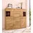 OTTO home Highboard Ribe 125 x 115 x 35 cm Braun