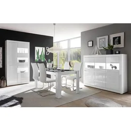 Home Affaire Vitrine Carat 100 x 35 x 198 cm Weiß