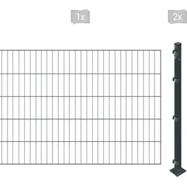 Arvotec Einstabmattenzaun 2 m x 100 cm grau/Kunststoff
