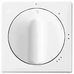 Busch-Jaeger BUSCH-BALANCE SI Drehknopf, Stufenschalter, alpinweiß, glänzend, Symbol 3-Stufenschalter