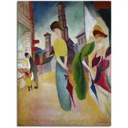 Wandbild ARTLAND "Vorm Hutladen. 1913", bunt (farbe bild(er): bunt), B:60cm H:80cm, Canvas, Leinwand, Bilder, als Leinwandbild, Poster, Wandaufkleber in verschied. Größen