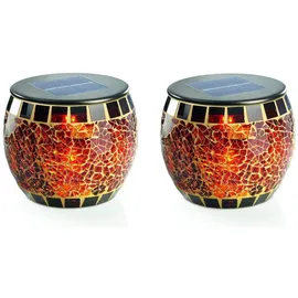 technik@all 2er Set Solar Tischleuchte 'Brilliant'