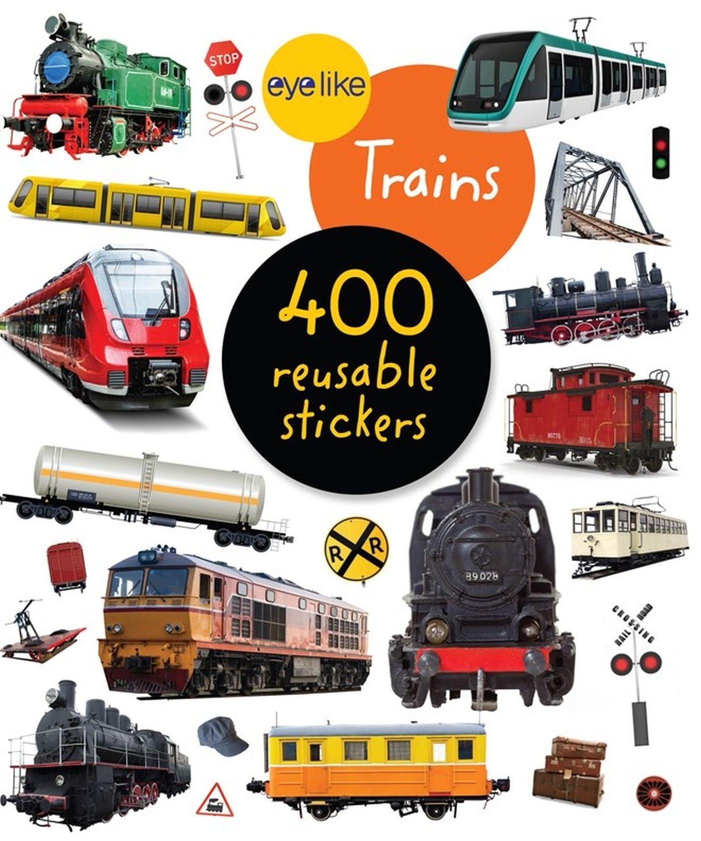 Eyelike Stickers: Trains - Workman Publishing  Taschenbuch