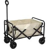 Mojawo Bollerwagen faltbar beige