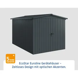 Hörmann EcoStar Gerätehaus 2,14 x 3,10 m Anthrazit