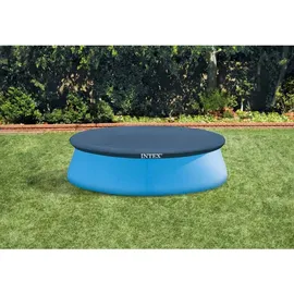 Intex Poolabdeckung blau Ø 396 cm