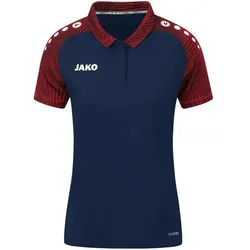 JAKO Damen Polo Polo Performance, marine/rot, 38