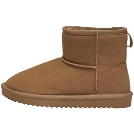 Only Damen ONLFEODORA TEDDY LINED Boot Stiefelette, Brownie, 37